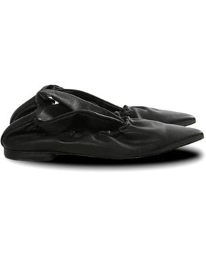 Uma Wang Ballerines À Bout Pointu - Black