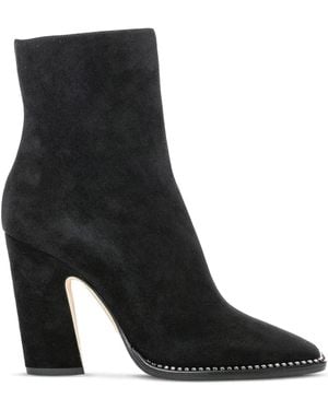Jimmy Choo ビジュートリム ブロックヒールブーツ - ブラック