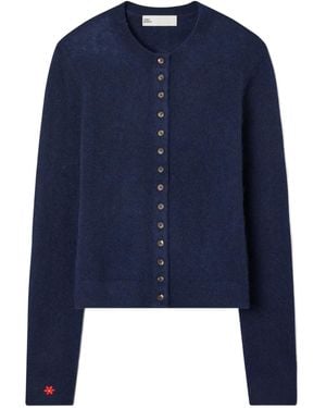 Tory Burch Buttoned Cardigan - Blue