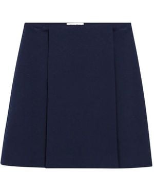 Miu Miu Jupe Baltic Tech En Jersey - Blue