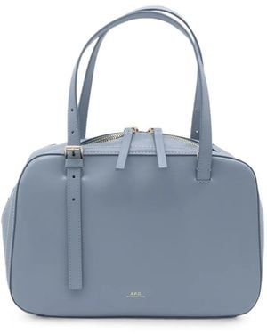 A.P.C. Virginie Box Bag - Blue