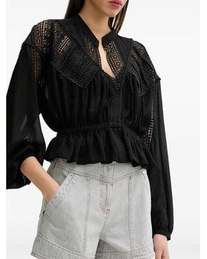 IRO Seam-Pocket Shorts - Black