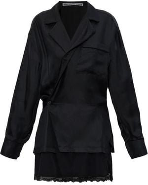 Alexander Wang Wrap Mini Dress - Black