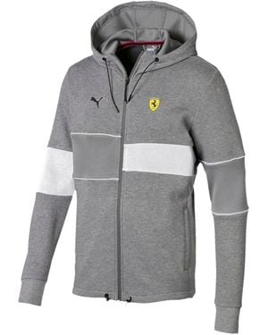 PUMA Hooded Motorsport T-Shirt - Grey