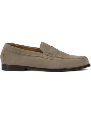 Doucal's Suede Loafers - Grey