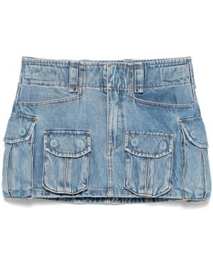 Alexander Wang Cargo Pocket Skirt - Blue