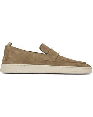 Officine Creative Mocassins Herbie En Daim - Green