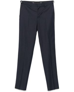 Versace Wool Formal Trousers - Blue