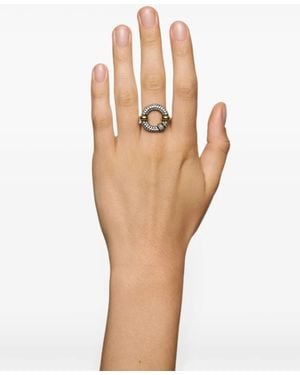 Poche Paris Harmony Crystal Ring - Metallic