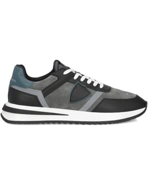 Philippe Model Zapatillas con diseño a paneles - Negro