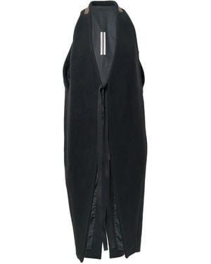 Rick Owens Sleeveless Coat - Black
