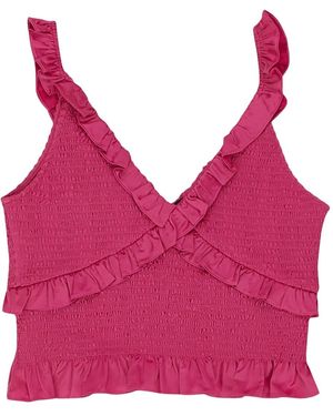 CALLIPYGIAN Smocked Top - Pink