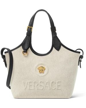 Versace メドゥーサ ハンドバッグ ミニ - ナチュラル