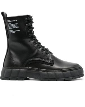 Viron 1992 Appleskin Combat Boots - Black