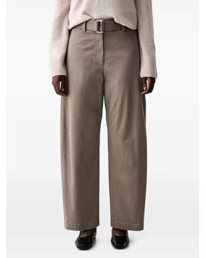 Marc O' Polo Belted Wide-Leg Pants - Natural