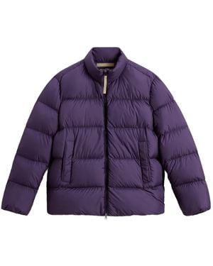 Woolrich Plumífero con cuello alto - Morado