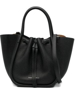 Proenza Schouler Shopper Met Ruches - Zwart
