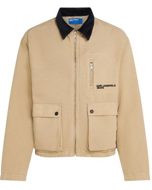 Karl Lagerfeld Jacke Aus Baumwolle - Natur
