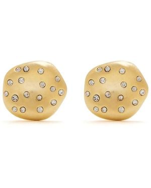 LYNYER Aurora Dust Embellished Stud Earrings - Metallic