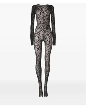 Wolford Polka Dot Catsuit - Black