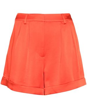 Jonathan Simkhai Devan Pleated Shorts - Red