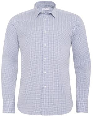LOJA DAS MEIAS Patterned Long-Sleeves Shirt - Blue