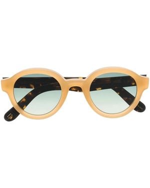 Moscot Round-Frame Sunglasses - Natural