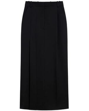 Givenchy Slashed Midi Skirt - Black
