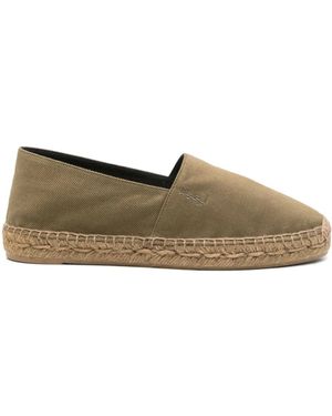 Saint Laurent Cotton Espadrilles - Brown