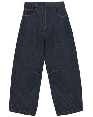 Cordera Jeans mit weitem Bein - Blau