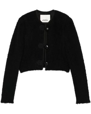 Isabel Marant Gradilia Bouclé Wool Jacket - Black