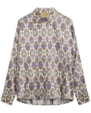Momoní Chemise Flau Imprimée - White