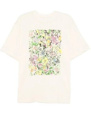 JNBY Floral-Print T-Shirt - White