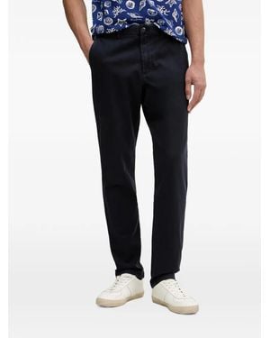 Benetton Straight-Leg Chino Trousers - Blue