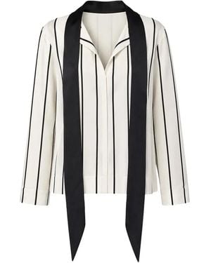 8pm Cabrillo-A Vertical-Stripe Blouse - Blue