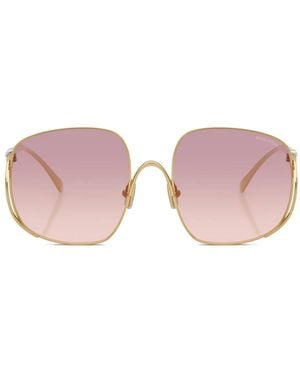 Miu Miu Oversize-Frame Sunglasses - Pink
