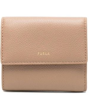 Furla Leather Wallet - Natural