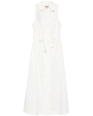 Woolrich Cotton Chemisier Dress - White