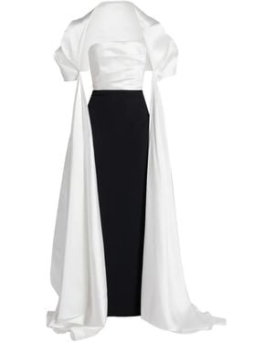 Solace London Vera Gown Dress - White