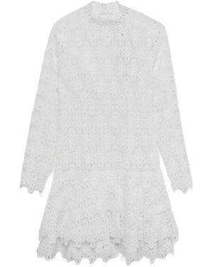 Jonathan Simkhai Guipure-Lace Long-Sleeve Dress - White