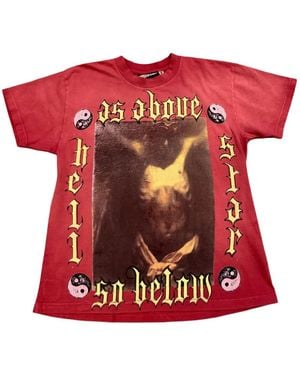 HELLSTAR As Above So Below T-Shirt - Rot