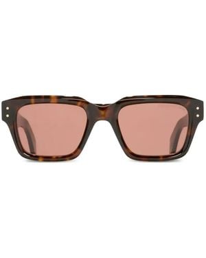 Cutler and Gross Havana Square-Frame Sunglasses - Pink