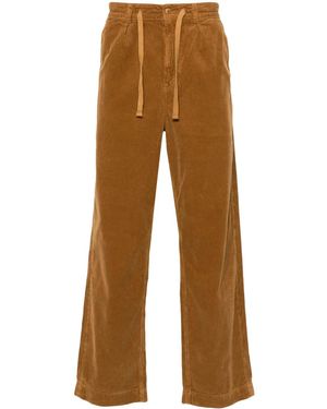 Polo Ralph Lauren Easy Pant Pleated 8W Corduroy Clothing - Brown