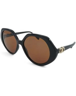 Ferragamo Eyewear Geometrische Sonnenbrille - Braun