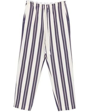 forte_forte Striped Pants - White