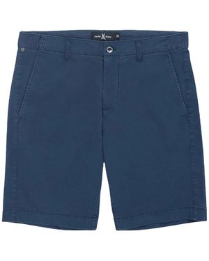 Psycho Bunny Shorts Con Bottone - Blu