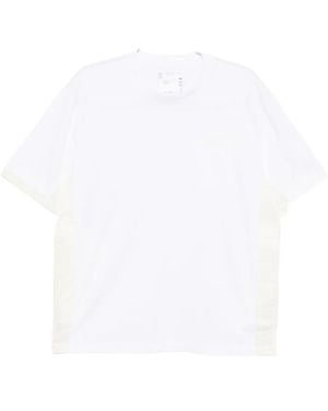 Sacai パネル Tシャツ - ホワイト