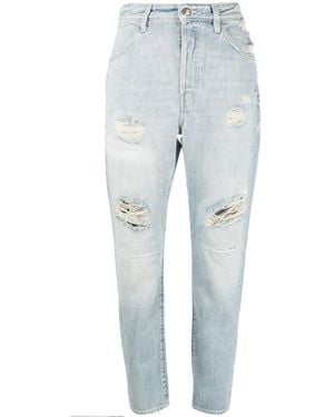 Washington DEE-CEE U.S.A. Cropped Slim-Cut Jeans - Blue