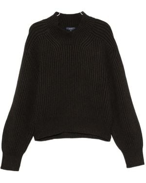 Soeur Ribbed-Knit Sweater - Black