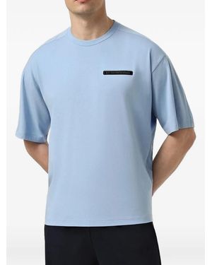 EA7 Logo-Patch T-Shirt - Blue